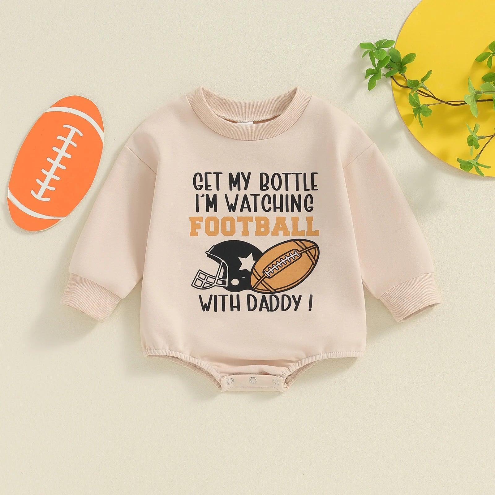 fashionably football onesies - basil boutique