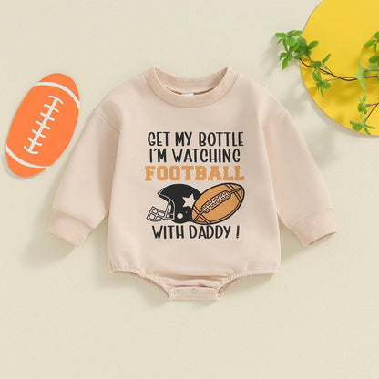 fashionably football onesies - basil boutique