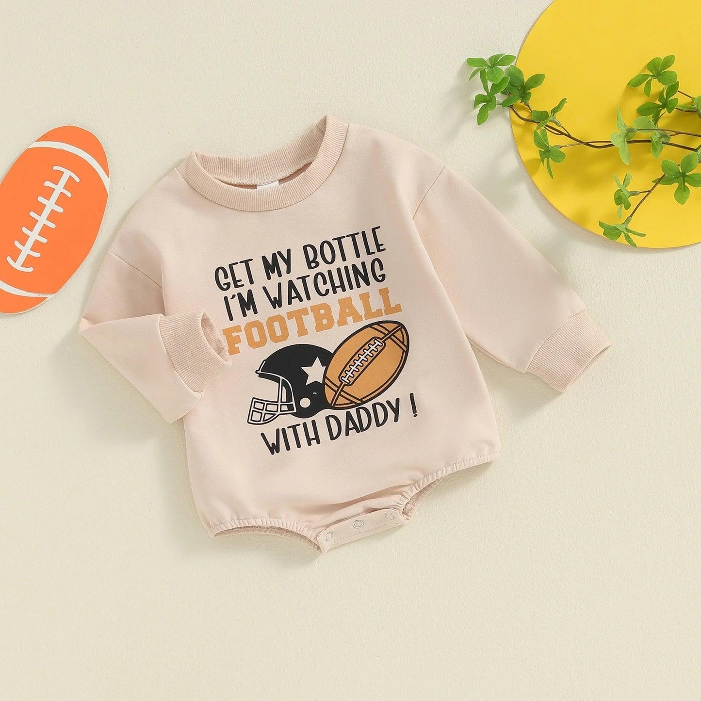 fashionably football onesies - basil boutique