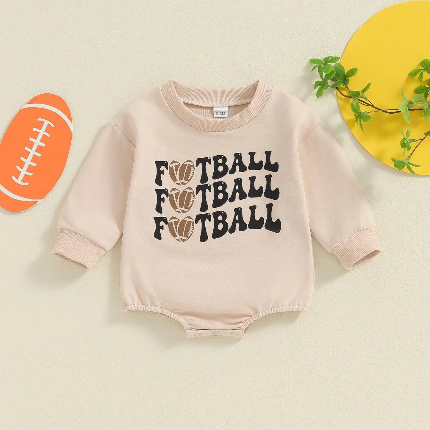 fashionably football onesies - basil boutique