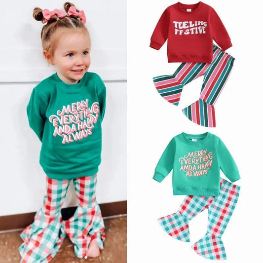 festive kids outfit - basil boutique