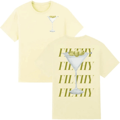 filthy martini t-shirt - basil boutique