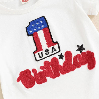 first birthday usa outfit - basil boutique