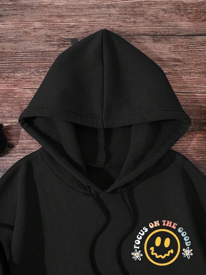 focus on the good hoodie - basil boutique