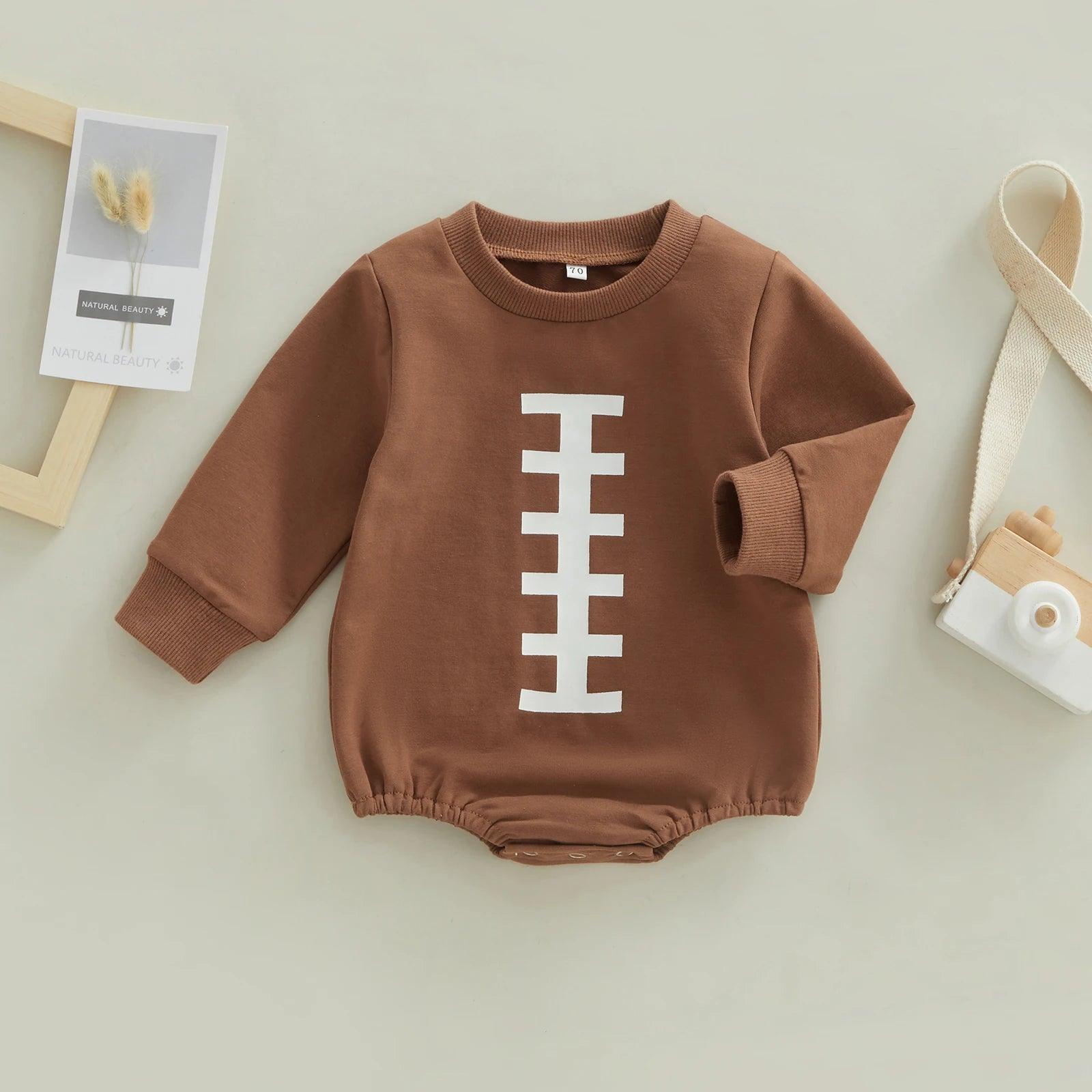 football onesie - basil boutique