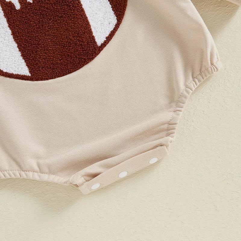 football patch onesie - basil boutique