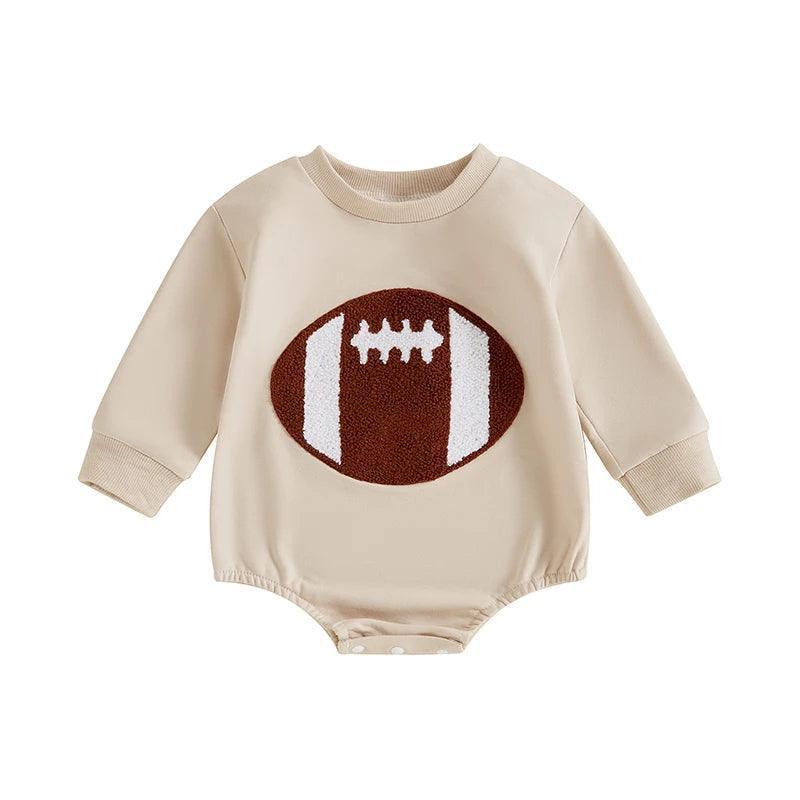 football patch onesie - basil boutique