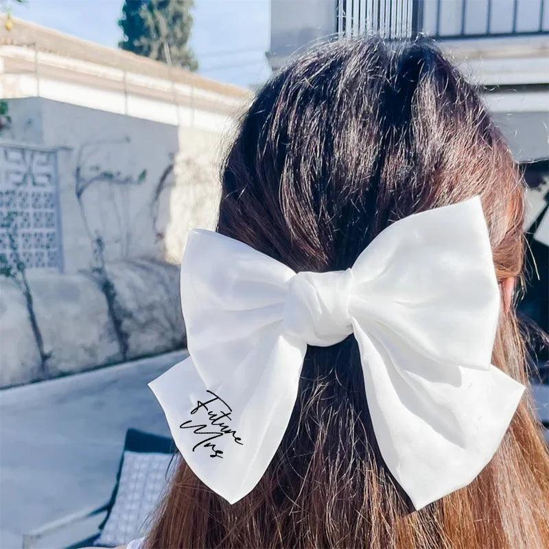 future mrs. hair bow - basil boutique