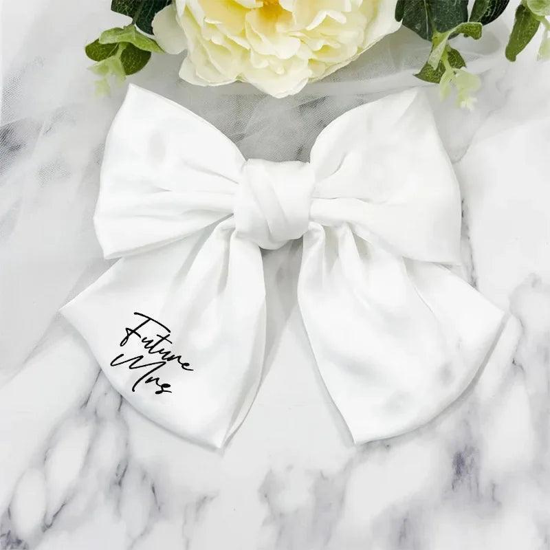 future mrs. hair bow - basil boutique