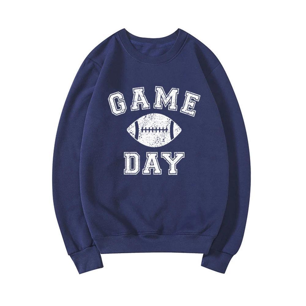 game day football crew sweatshirt - basil boutique