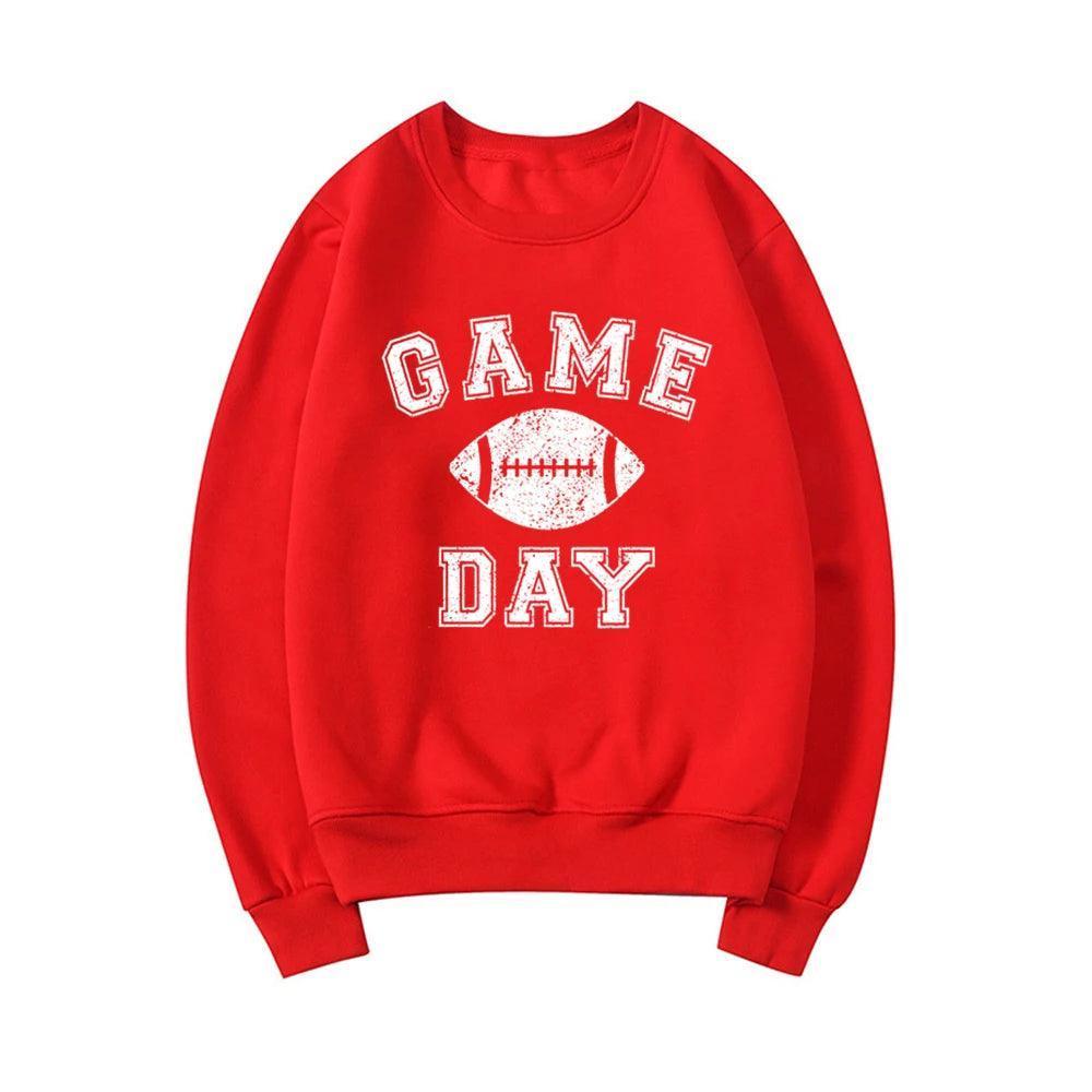 game day football crew sweatshirt - basil boutique