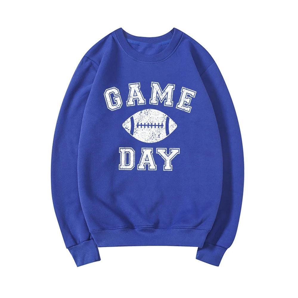 game day football crew sweatshirt - basil boutique