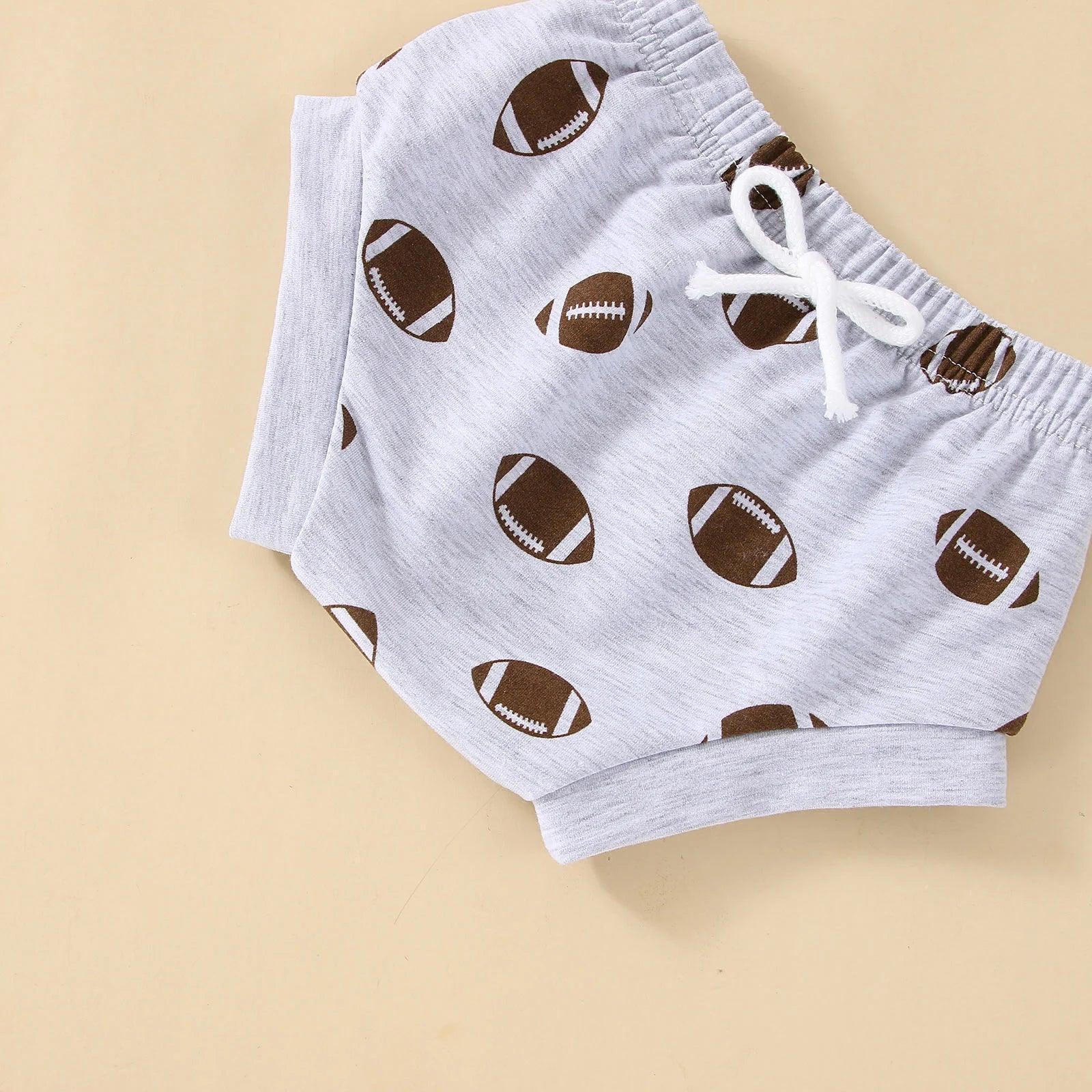 game day football fan kids outfit - basil boutique