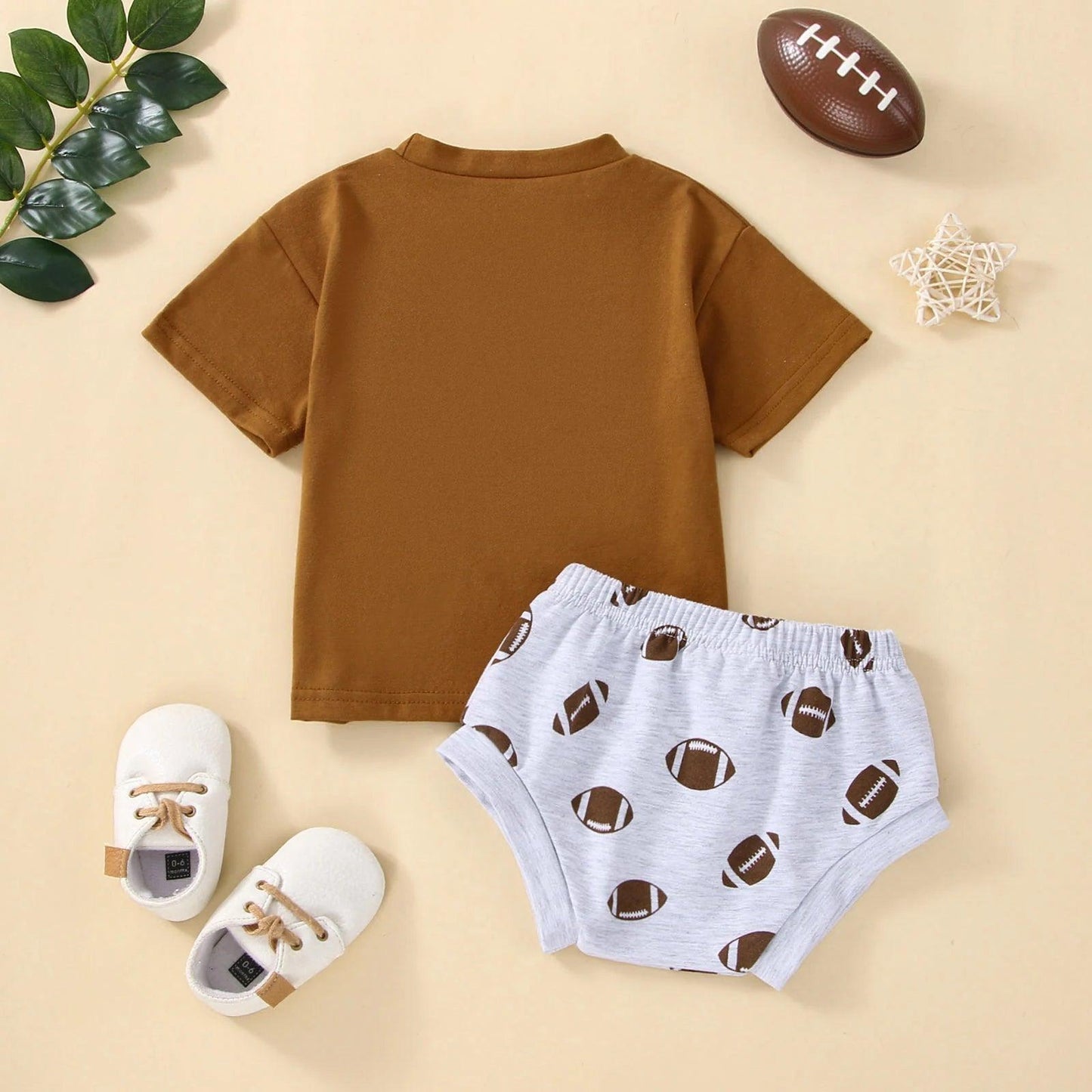 game day football fan kids outfit - basil boutique