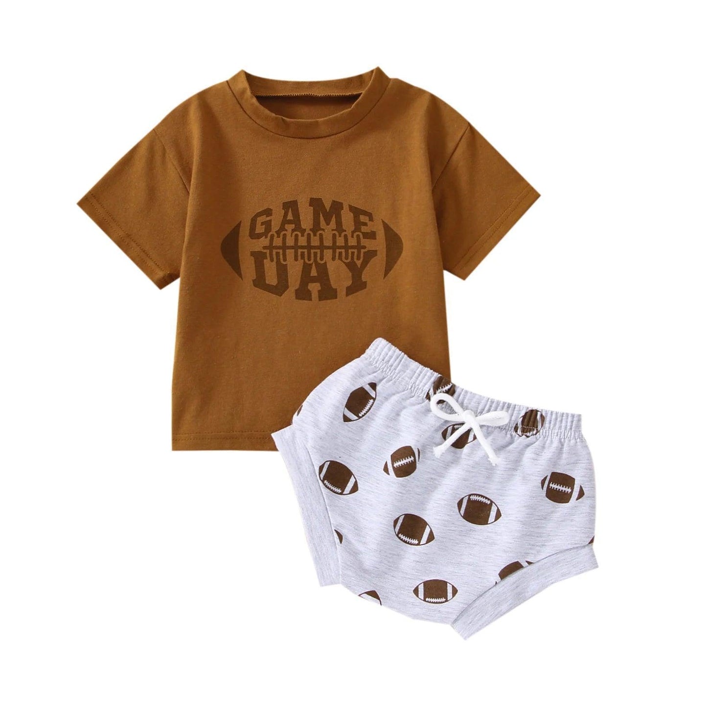 game day football fan kids outfit - basil boutique