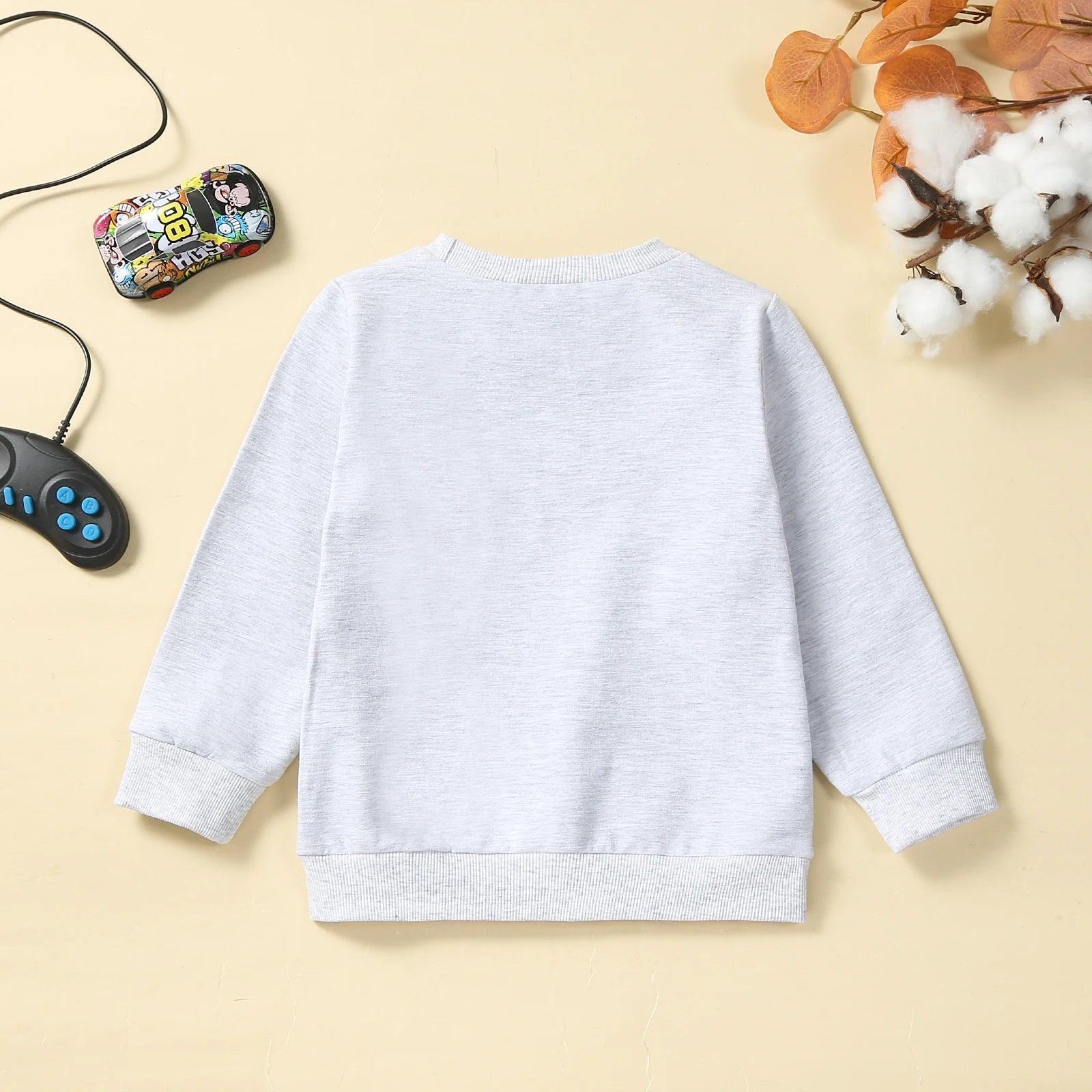 game day kids crew sweatshirt - basil boutique