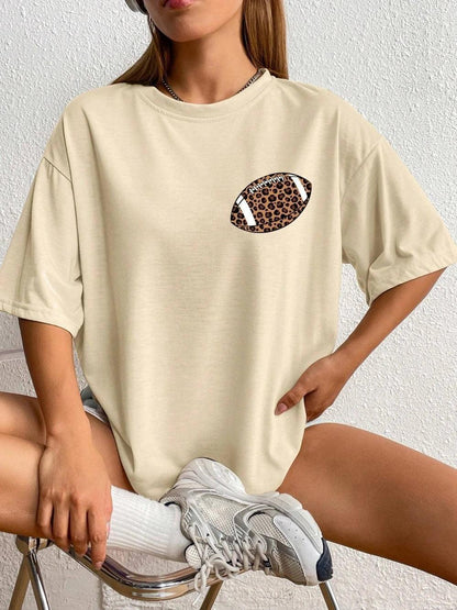 game day leopard t-shirt - basil boutique