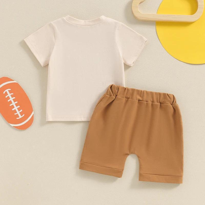 game day retro kids outfit - basil boutique