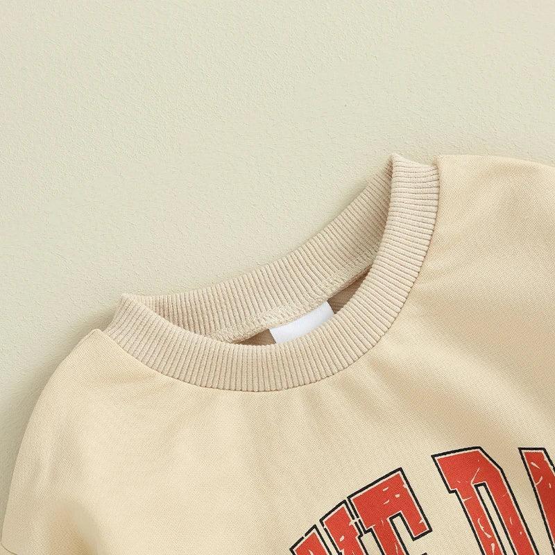 game day vintage kids outfit - basil boutique
