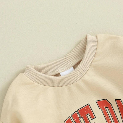game day vintage kids outfit - basil boutique