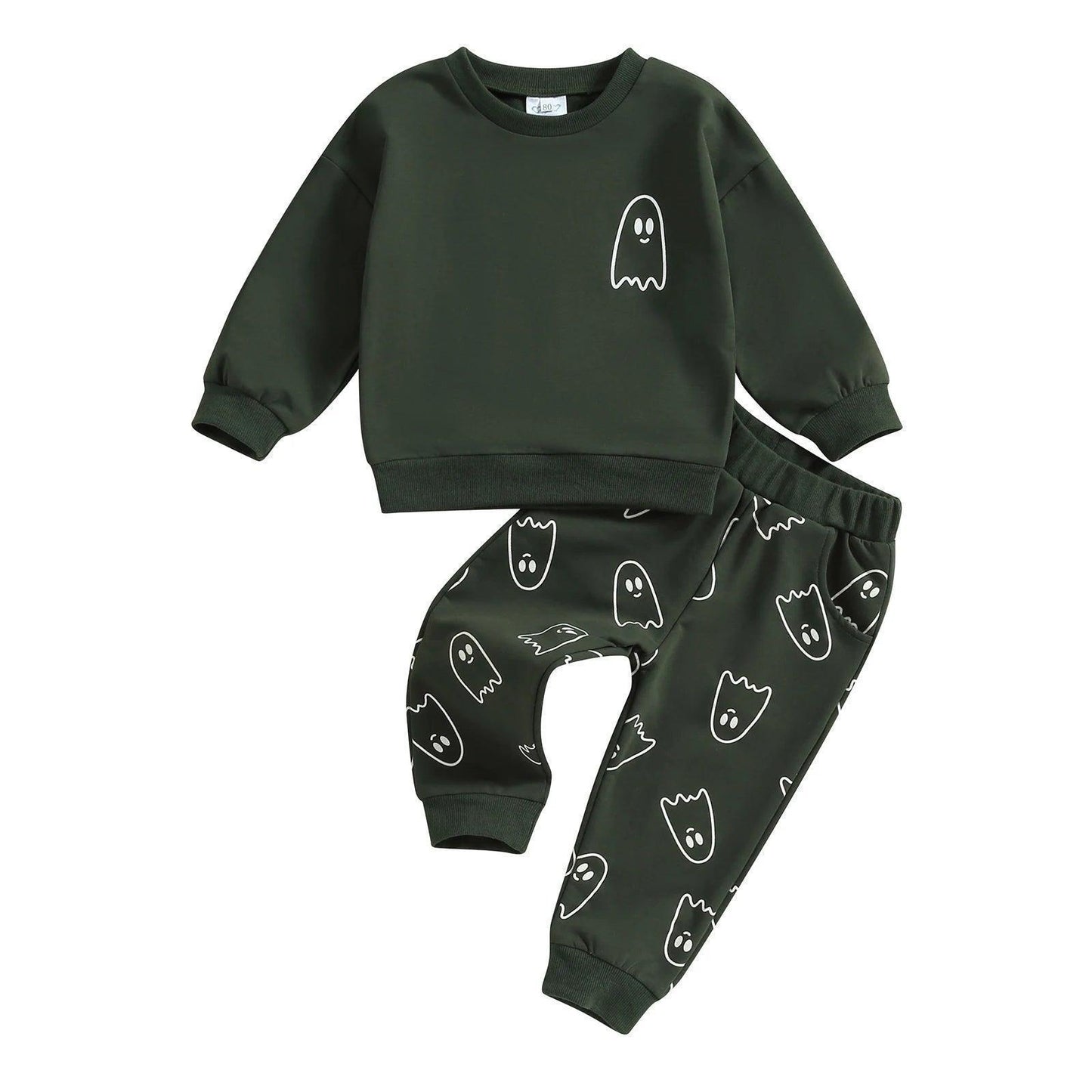 ghost + chill kids outfit - basil boutique