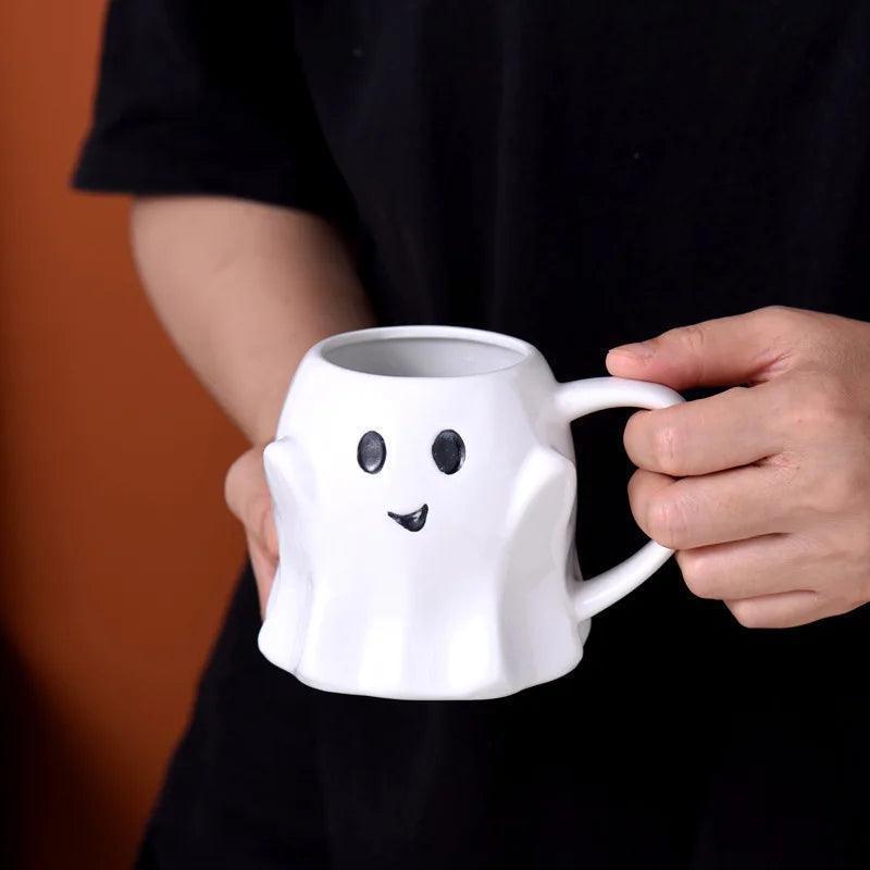 ghostly cute ceramic mug - basil boutique