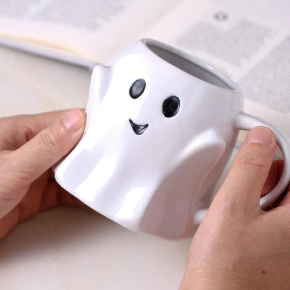 ghostly cute ceramic mug - basil boutique