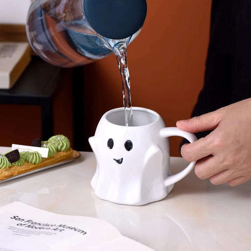 ghostly cute ceramic mug - basil boutique