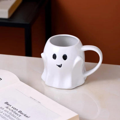 ghostly cute ceramic mug - basil boutique