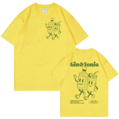 gin + tonic t-shirt - basil boutique