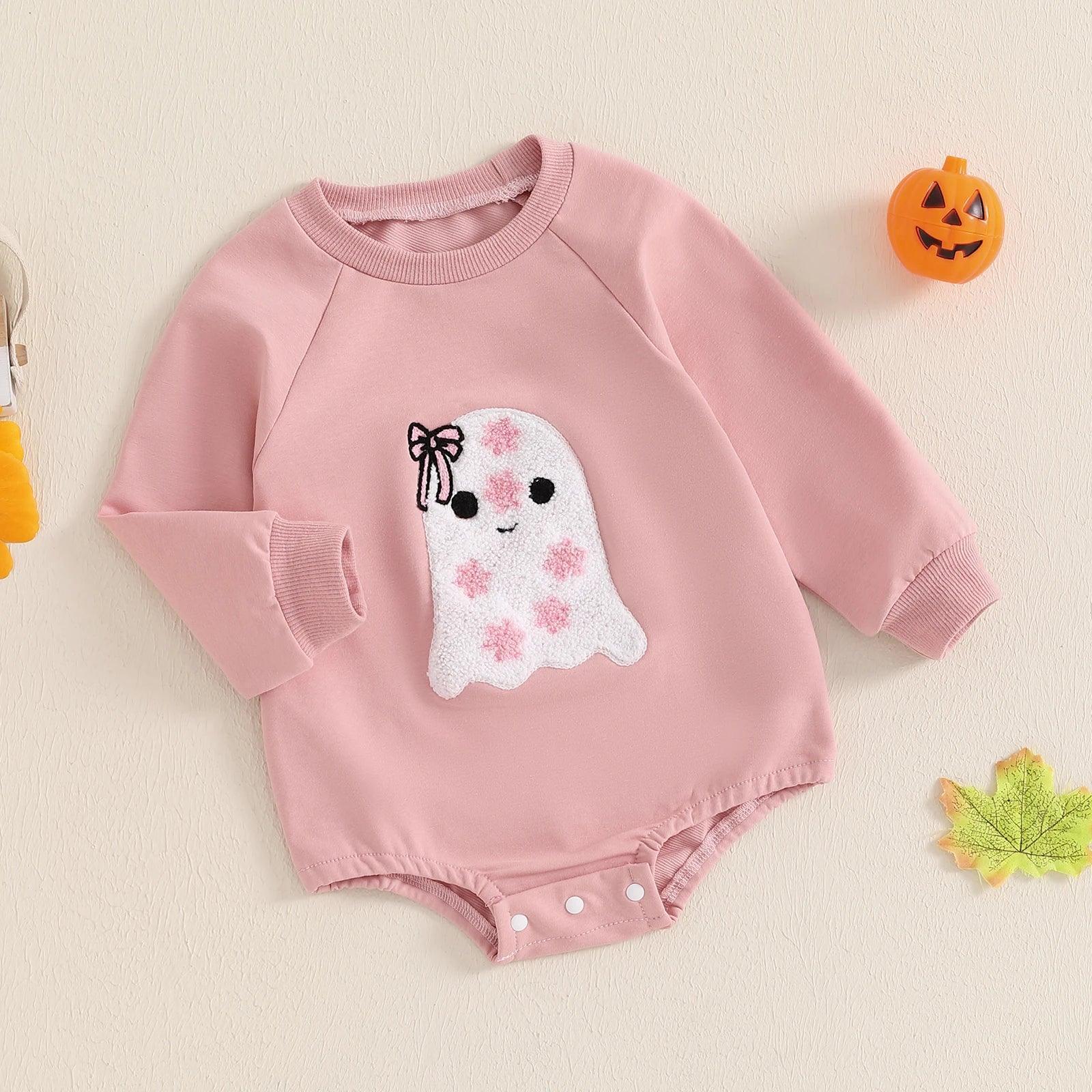 girly ghosts + ghouls onesies - basil boutique