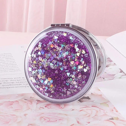 glitter compact mirrors - basil boutique