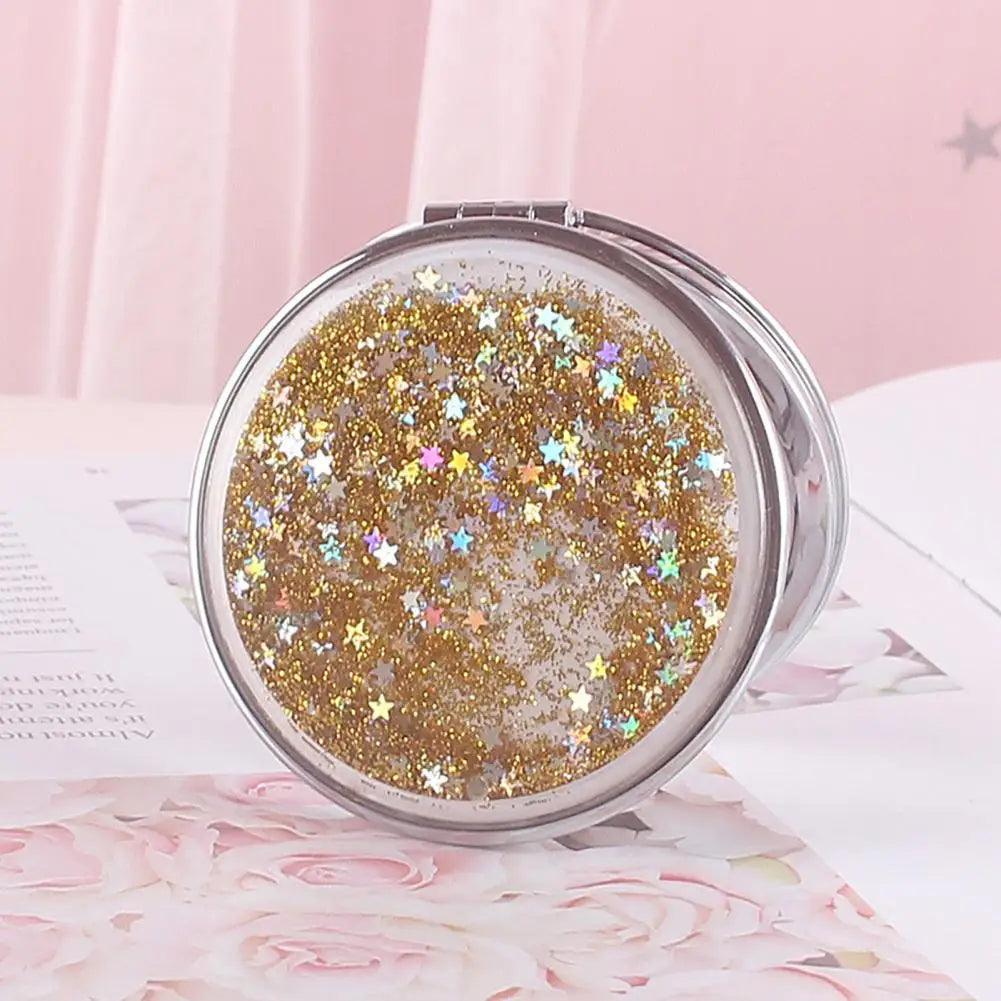 glitter compact mirrors - basil boutique