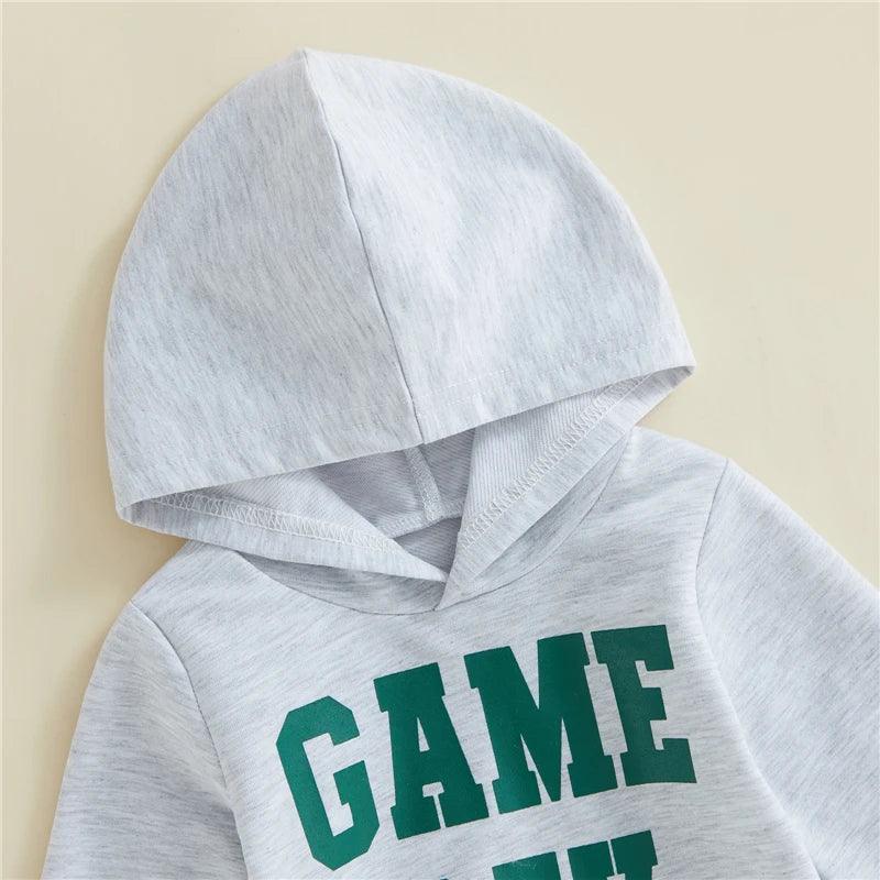 go green game day kids outfit - basil boutique