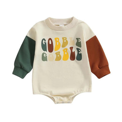 gobble gobble onesie - basil boutique