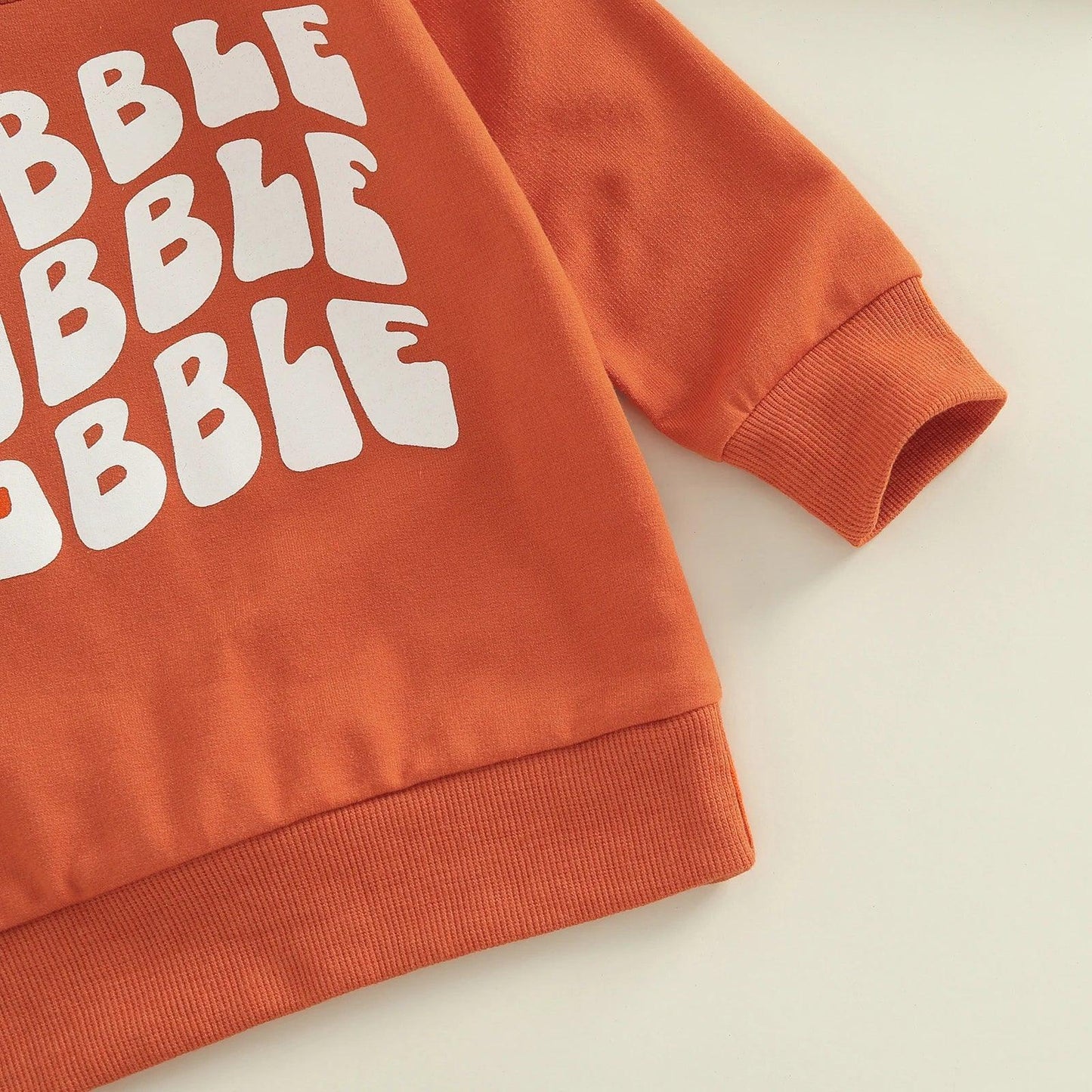 gobble retro kids crew sweatshirt - basil boutique