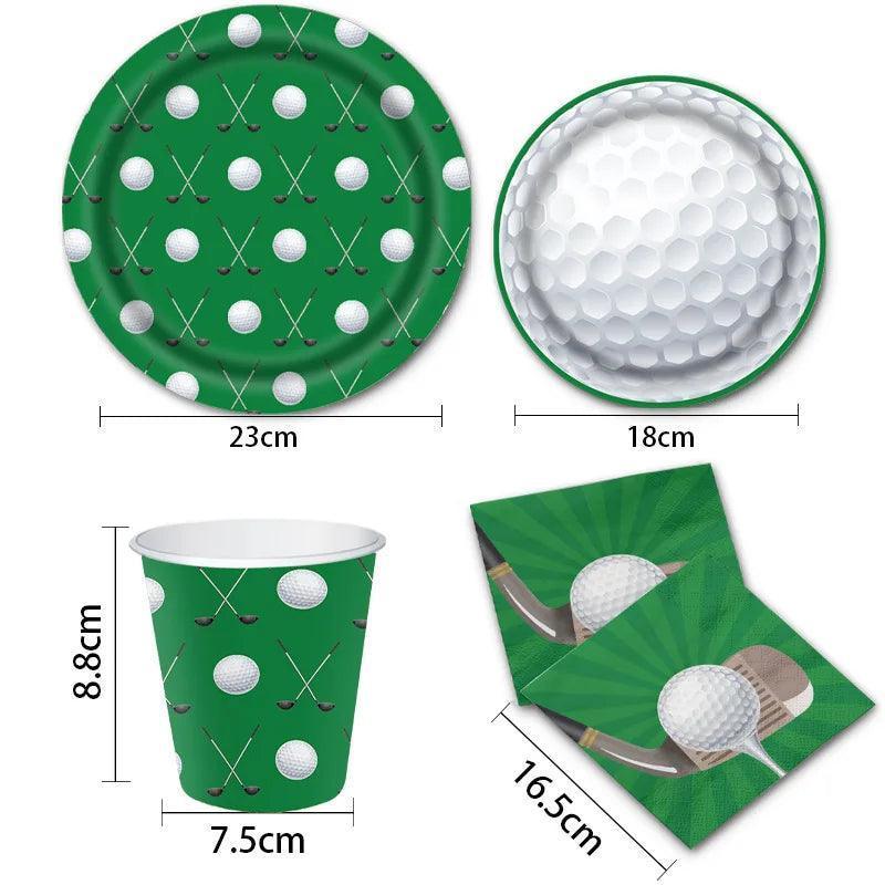 golf birthday decoration set - basil boutique