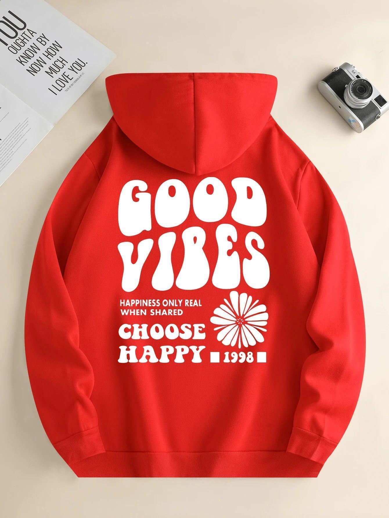 good vibes hoodie - basil boutique