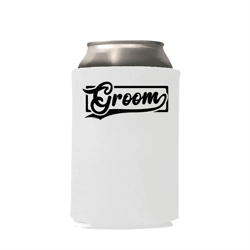 groom + groom's drinking team koozies - basil boutique