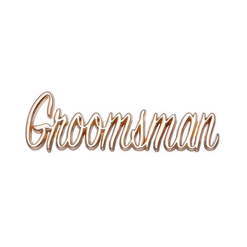 groom + groomsmen pins - basil boutique