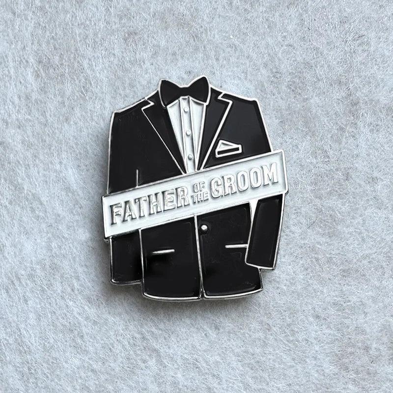 groomsmen pins - basil boutique