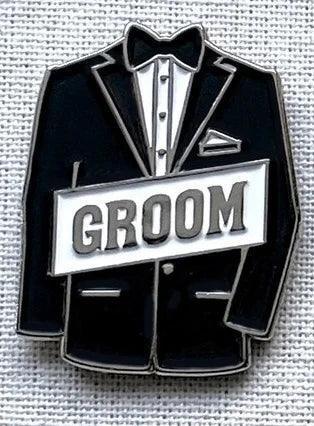 groomsmen pins - basil boutique