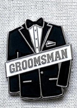 groomsmen pins - basil boutique