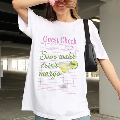 guest check for margs t-shirt - basil boutique