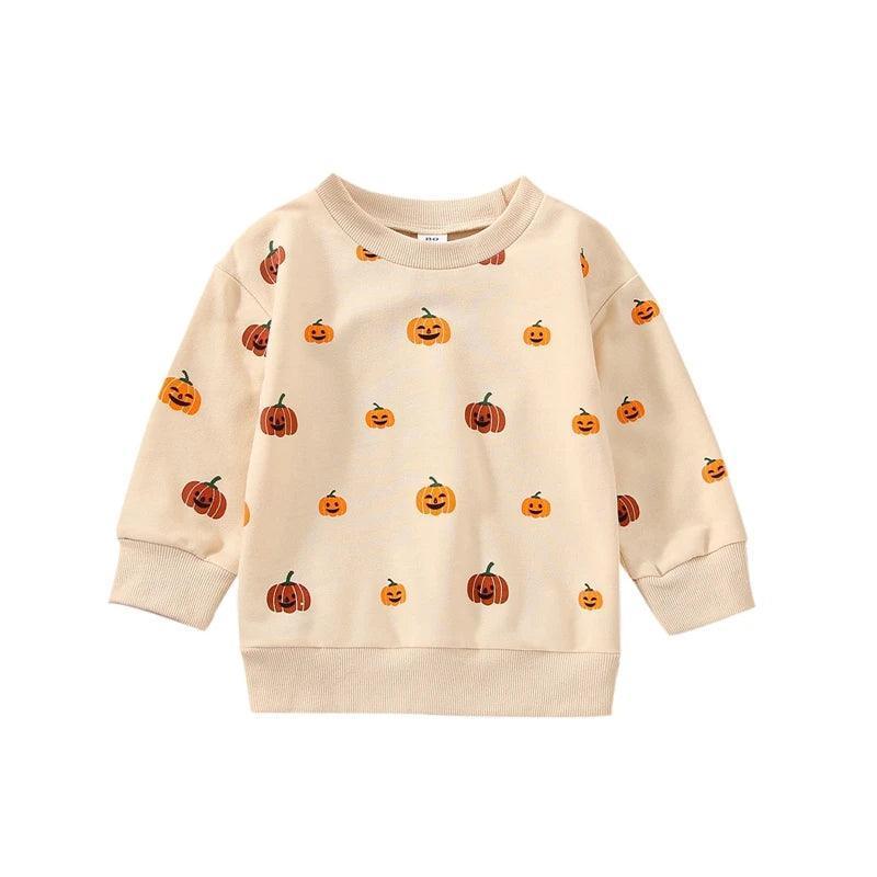 halloween kids crew sweatshirts - basil boutique