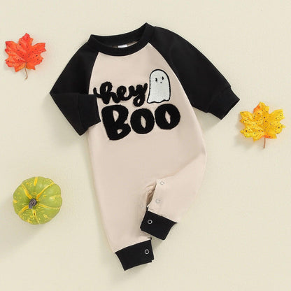 halloween long sleeve onesies - basil boutique