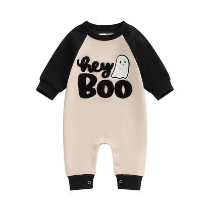 halloween long sleeve onesies - basil boutique