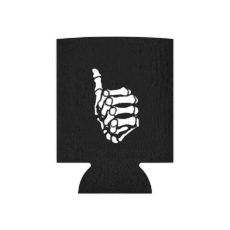 halloween skeleton koozies - basil boutique