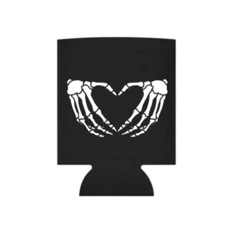 halloween skeleton koozies - basil boutique