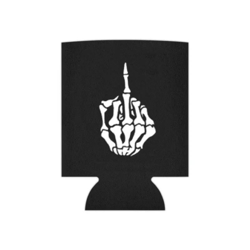 halloween skeleton koozies - basil boutique